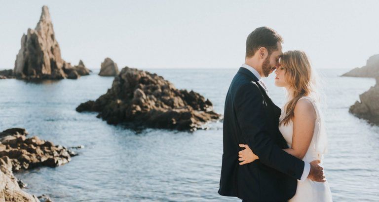 postboda en las playas de cabo de gata Almería