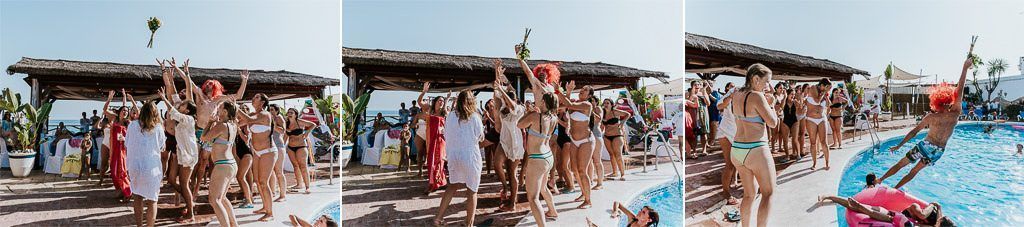 bodas locas en piscinas