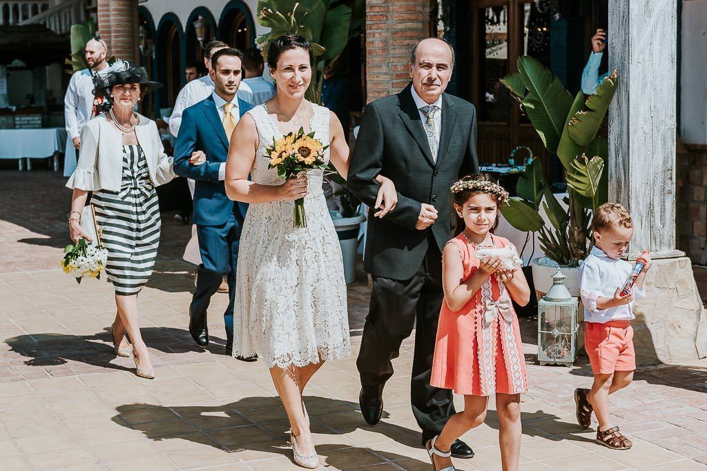 novia en boda civil