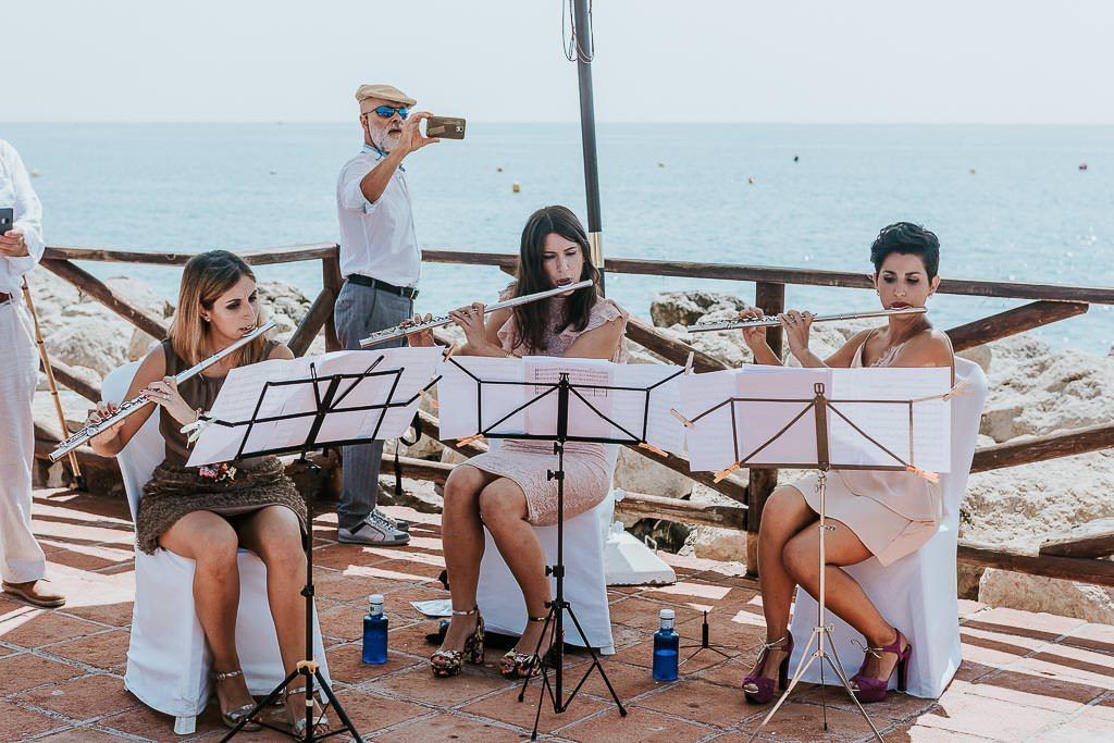 orquesta en boda civil