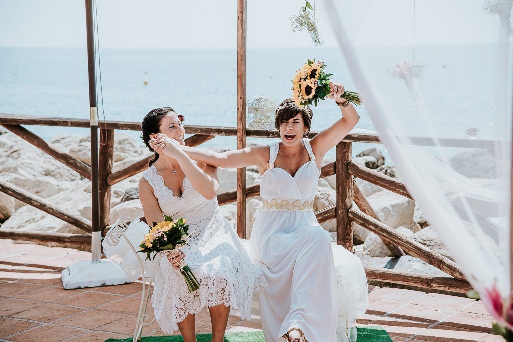 novias felices