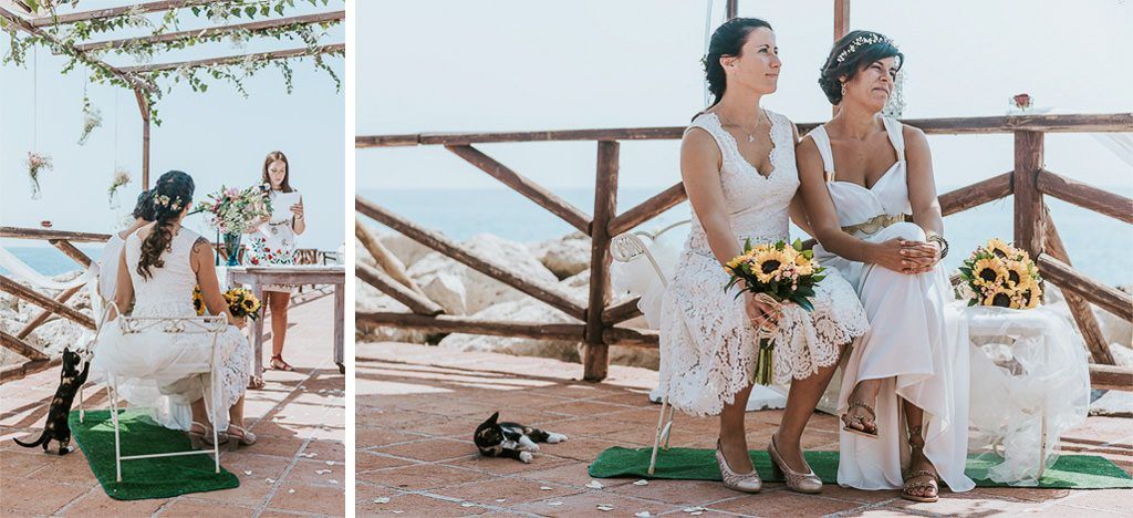 boda a la orilla del mar