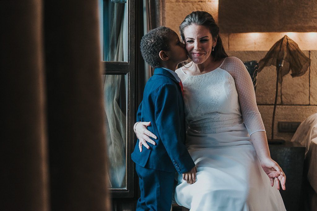 niño y novia