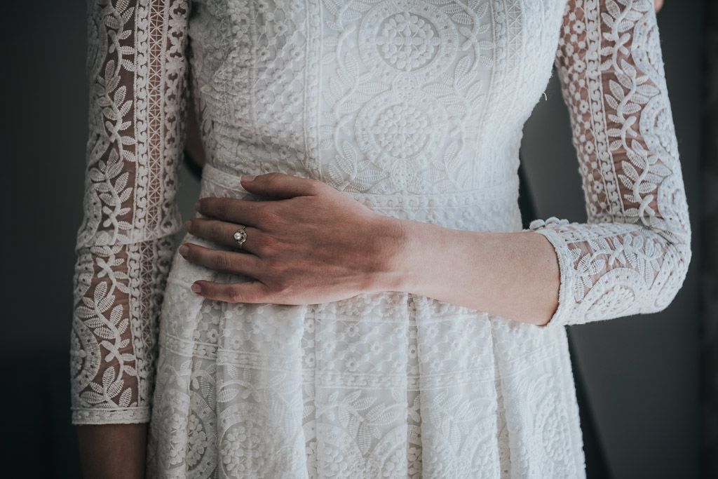 detalles vestido de novia
