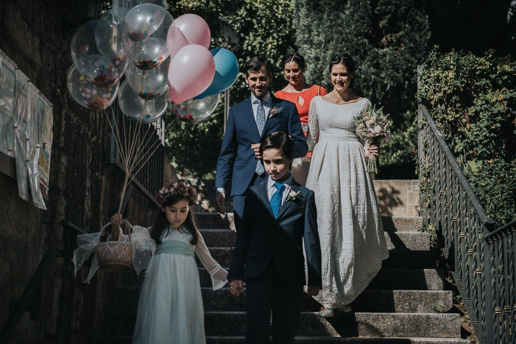 llegada de la novia