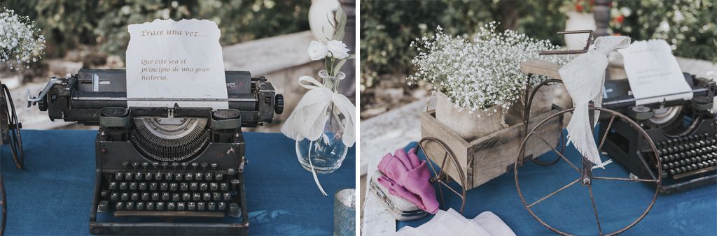 decoración vintage boda