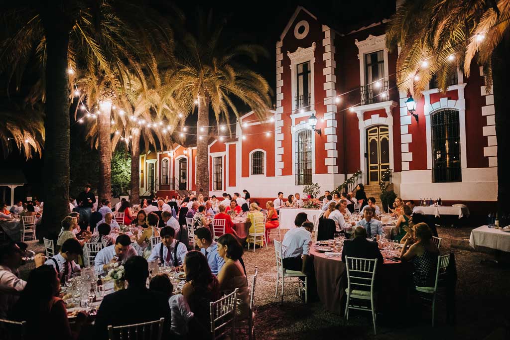 cena en el hotel abetos