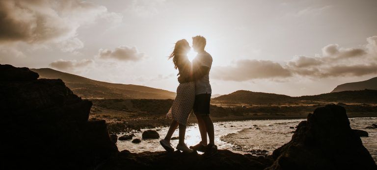 sesión de fotos atardecer
